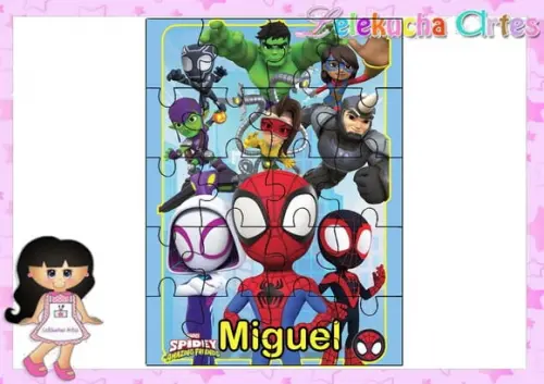 Quebra Cabeça Spidey e Seus Amigos Espetaculares