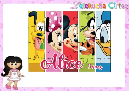 Quebra Cabeça Mickey