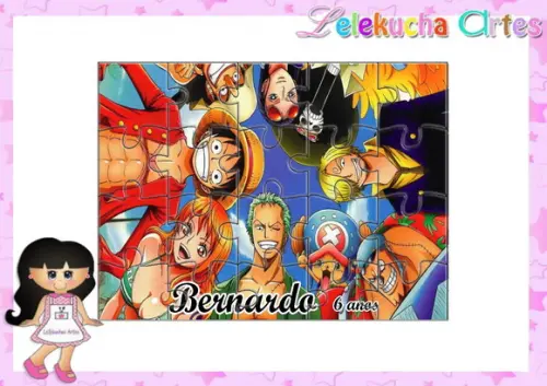 Quebra Cabeça Luffi do One Piece