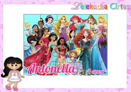 Quebra Cabeça Princesas