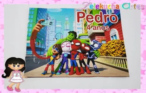 Quebra Cabeça Spidey e Seus Amigos Espetaculares