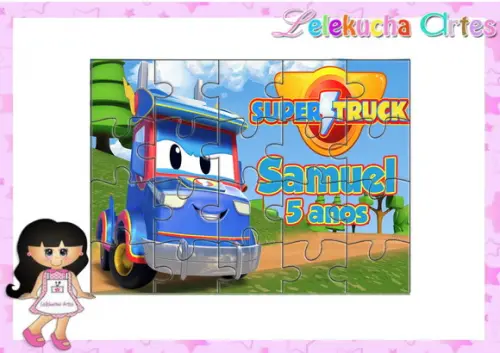 Quebra Cabeça Super Caminhão