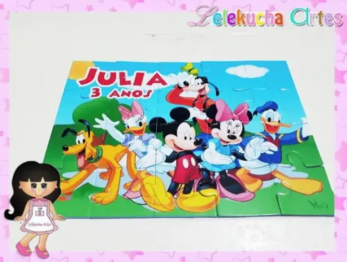 Quebra Cabeça Turma do Mickey
