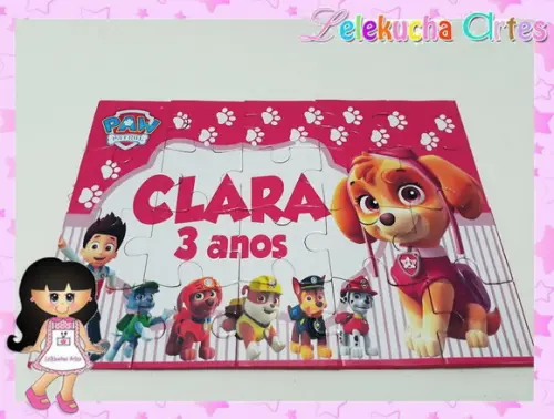 Quebra Cabeça Patrulha Canina Skye
