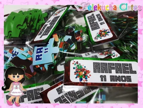 Quebra Cabeça Personalizado Minecraft