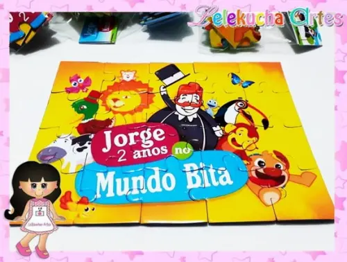 Quebra Cabeça Mundo Bita