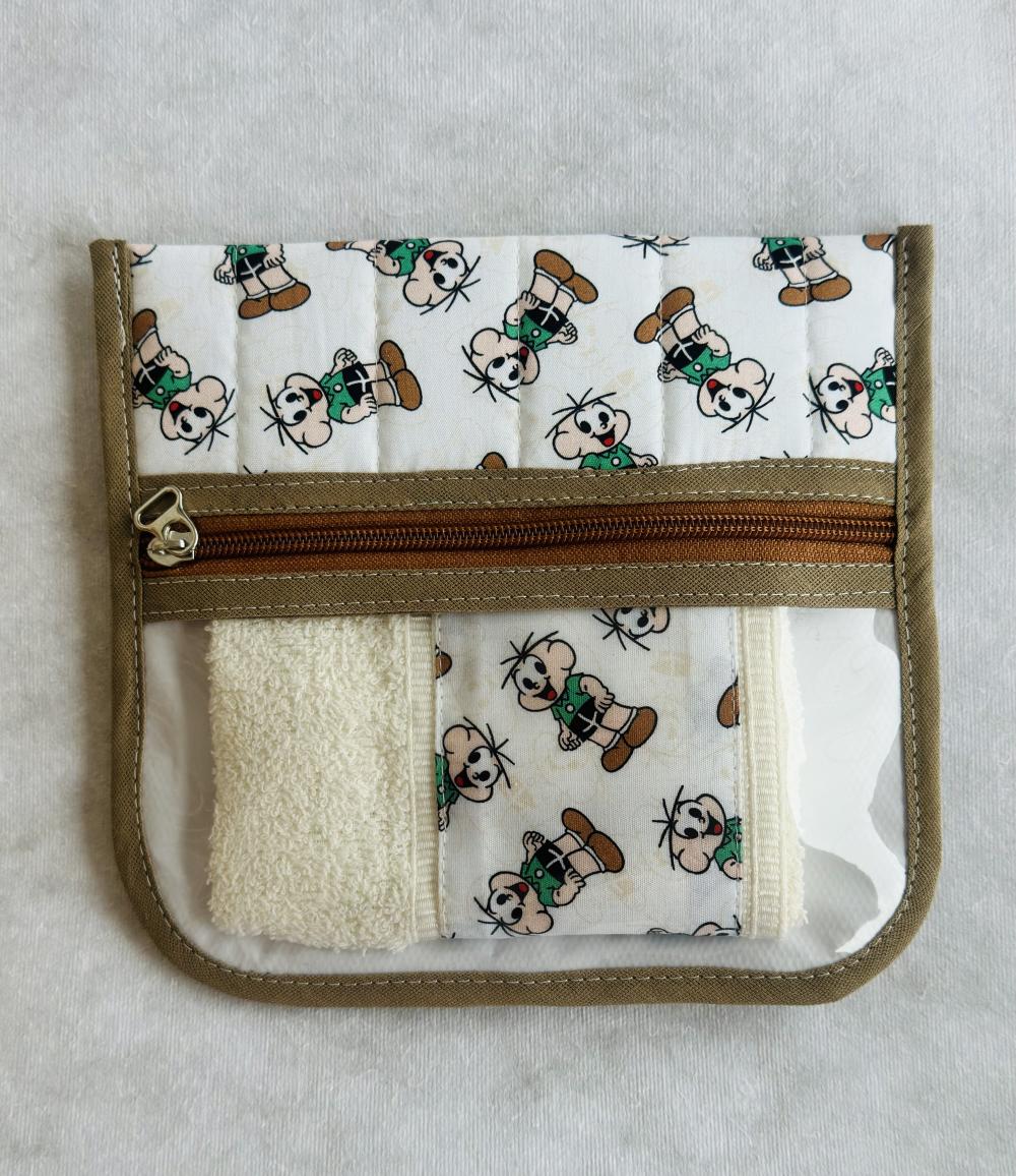 necesser porta escova de dente infantil