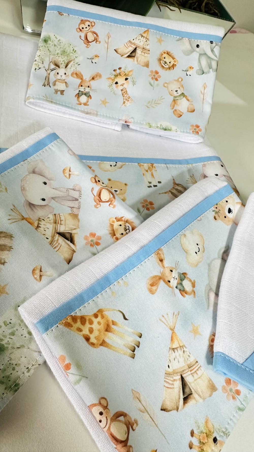 kit de fraldas safari