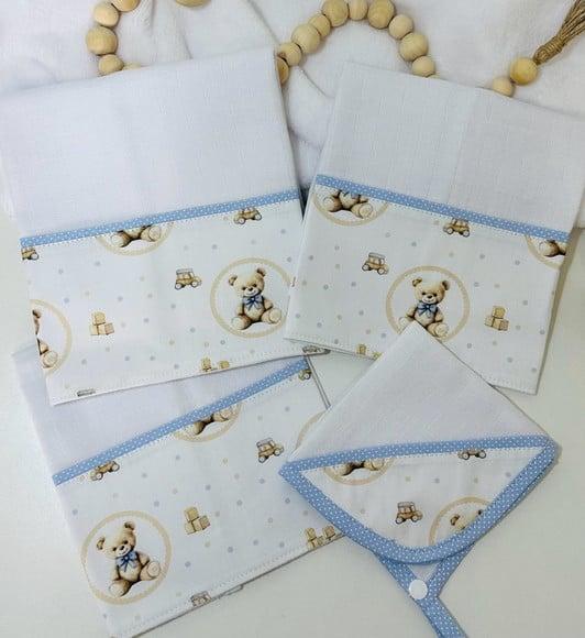 Kit Maternidade Fralda Boca Ombro e Babita