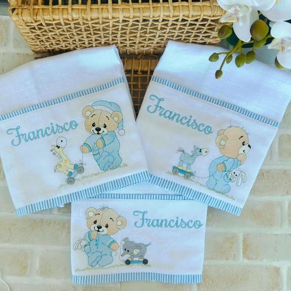 Kit de Fraldas Bordadas