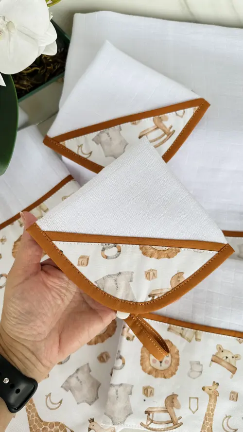 kit de fraldas tema safari