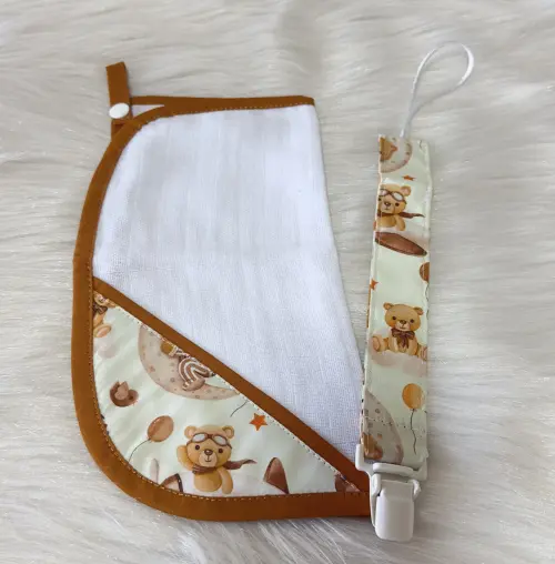 kit babita com prendedor de chupeta