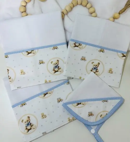 Kit Maternidade Fralda Boca Ombro e Babita