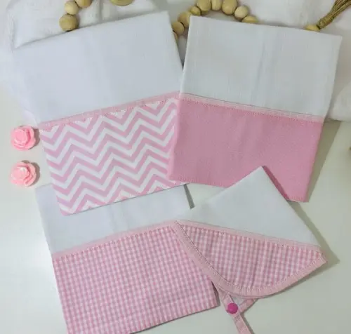 Kit Maternidade Fralda Boca Ombro e Babita