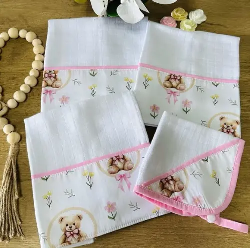 Kit Maternidade Fralda Boca Ombro e Babita