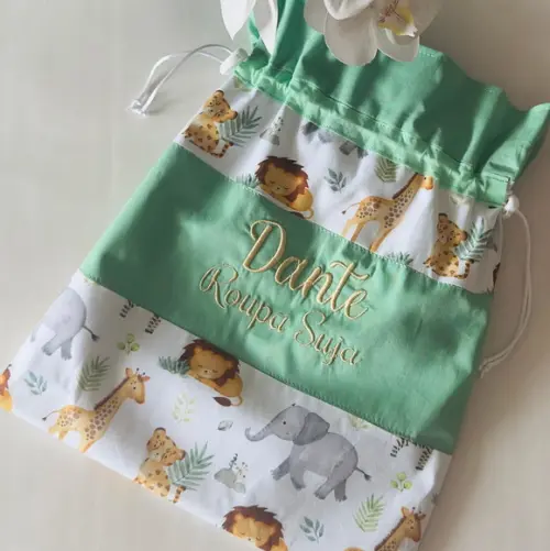 Saquinho Roupa Suja Impermeável Personalizada