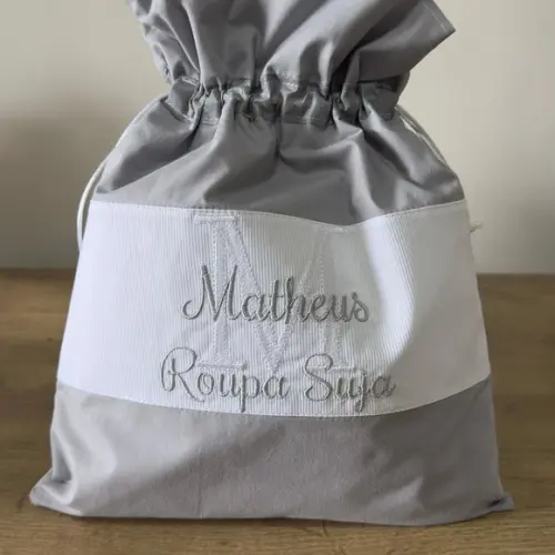 Saquinho Roupa Suja Impermeável Personalizada