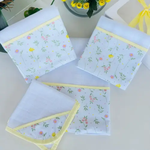 Kit Floral de Fraldas Maternidade