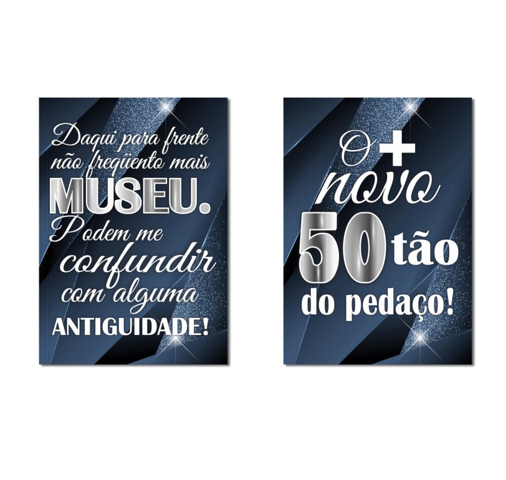 Kit Festa Aniversario Masculino Azul E Prata | Homem Adulto