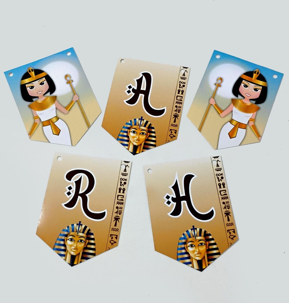 Kit Festa Rainhas do Egito Cleópatra e Nefertiti | Só um Bolinh