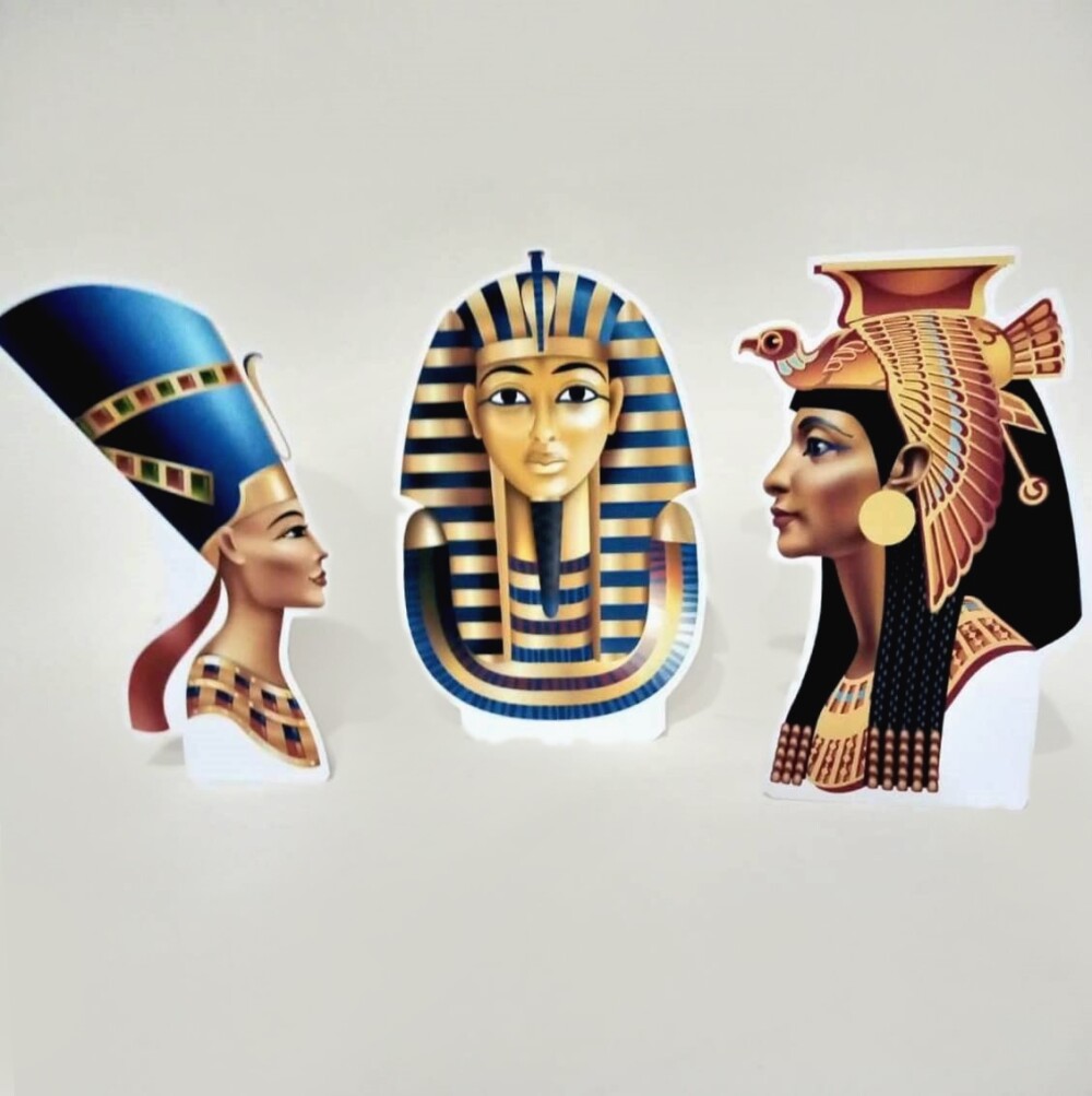 Kit Festa Rainhas do Egito Cleópatra e Nefertiti | Só um Bolinh