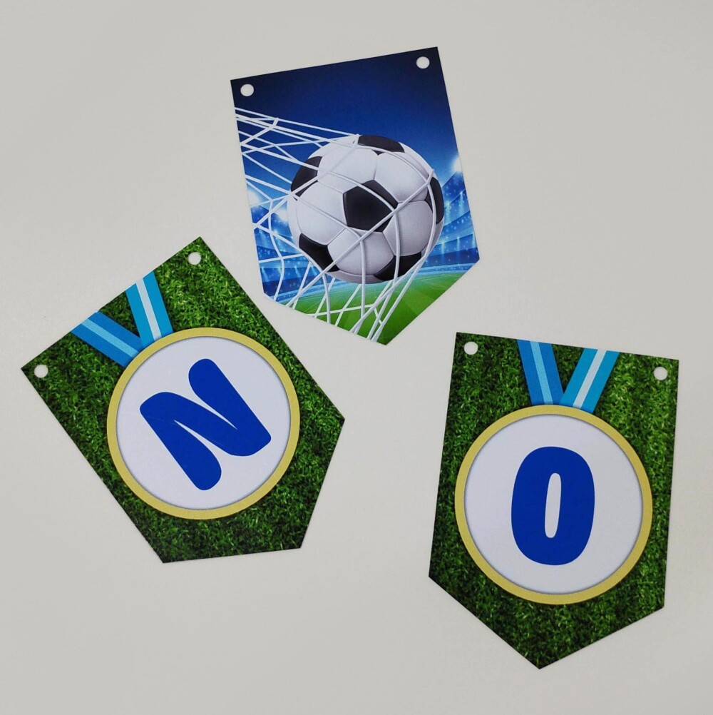 Kit Festa Futebol Papelaria Personalizada | Só um Bolinho