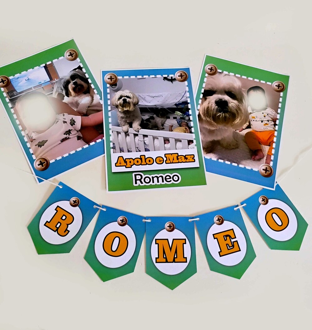 Kit Festa Pets Papelaria Personalizada | Só um Bolinho