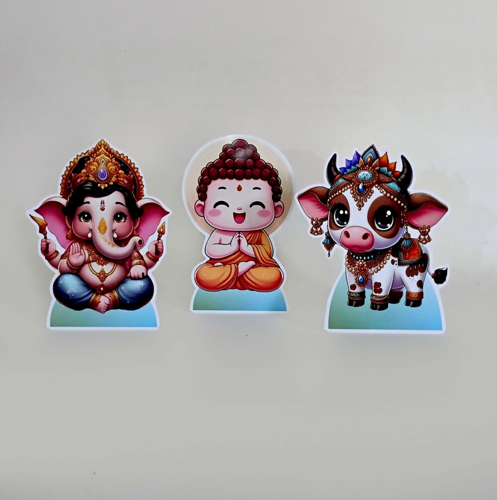 Kit Festa Indiana Buda Ganesha Papelaria | Só um Bolinho