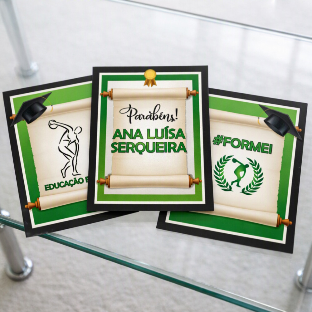 Kit Festa Formatura Graduação Qualquer Curso | Só um Bolinho