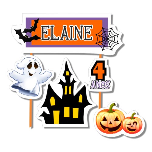 Kit Festa Halloween Papelaria Personalizada | Só um Bolinho