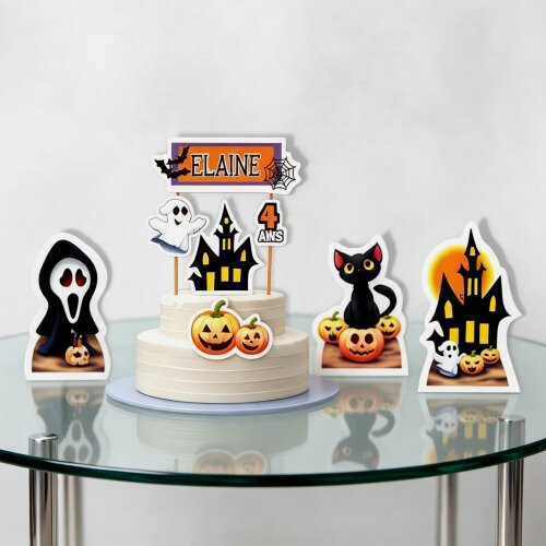 Kit Festa Halloween Papelaria Personalizada | Só um Bolinho