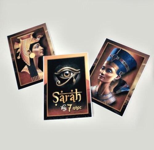 Kit Festa Rainhas do Egito Cleópatra e Nefertiti | Só um Bolinh