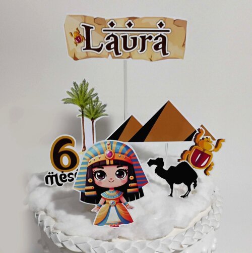 Kit Festa Cleópatra Infantil Menina Papelaria Personalizada