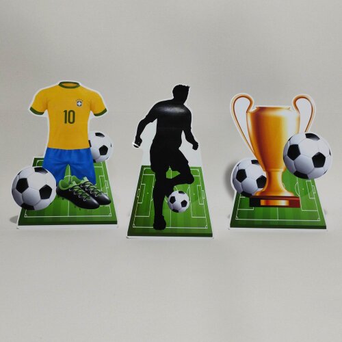 Kit Festa Futebol Papelaria Personalizada | Só um Bolinho