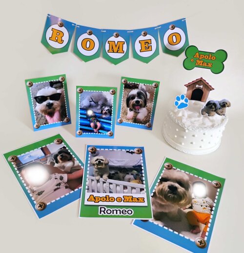Kit Festa Pets Papelaria Personalizada | Só um Bolinho