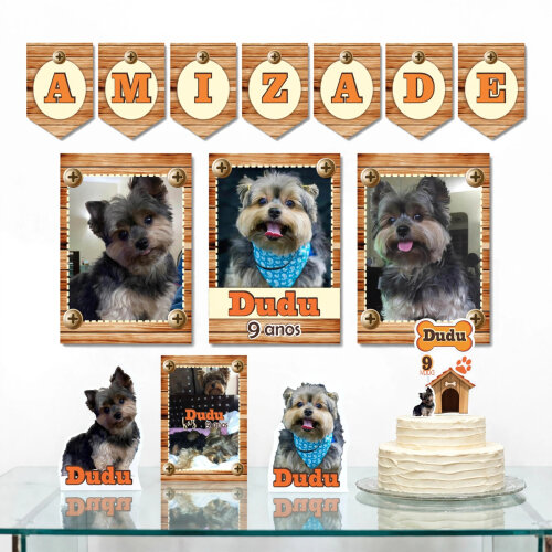 Kit Festa Pets Papelaria Personalizada | Só um Bolinho