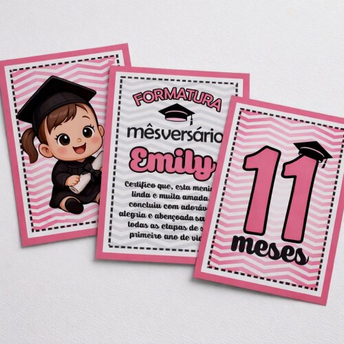 Kit Festa Mesversário Menino Papelaria | Só um Bolinho