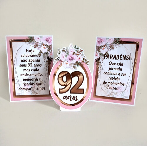 Kit Festa Floral Feminino Papelaria | Só um Bolinho