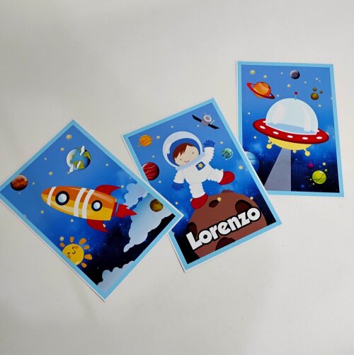 Kit Festa Astronauta Infantil Papelaria | Só um Bolinho