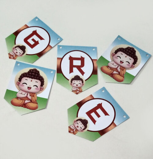 Kit Festa Indiana Buda Ganesha Papelaria | Só um Bolinho