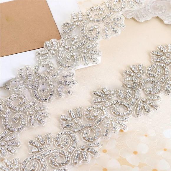 Aplique Bordado com Strass