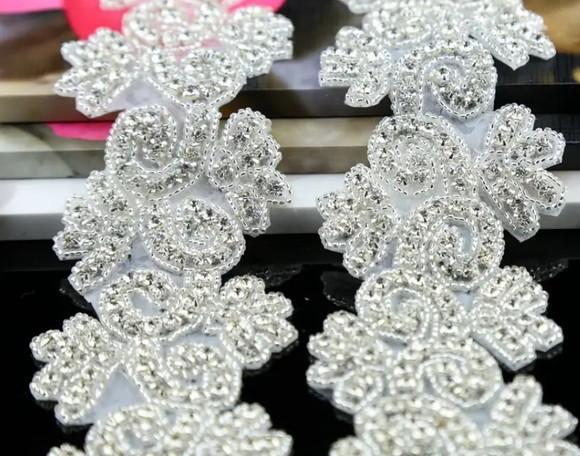 Aplique Bordado com Strass