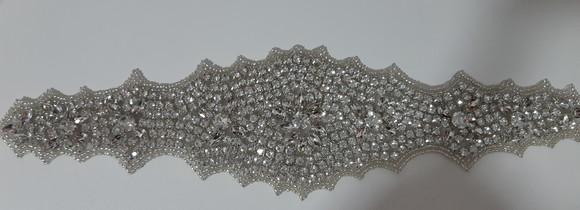 Aplique de strass grande para vestidos ou cinto
