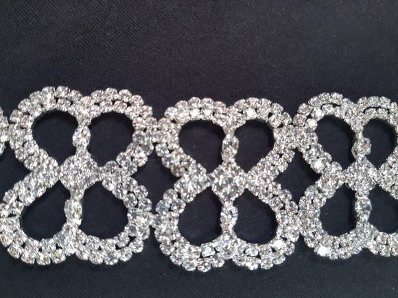 Aplique de strass para cinto prata, rosé, dourado ou chumbo