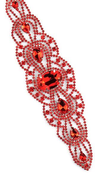 Aplique de strass para cintos ou vestidos