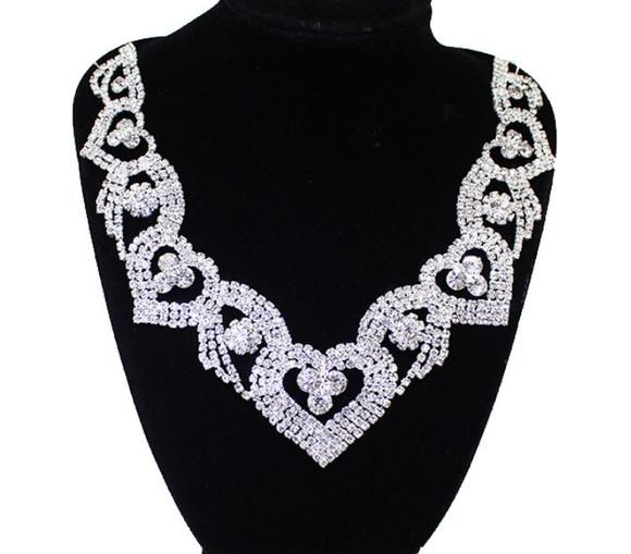 Aplique de Strass para Decote de Vestido ou Blusa