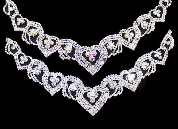 Aplique de Strass para Decote de Vestido ou Blusa