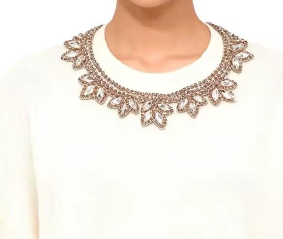 Aplique de Strass Tulipas 90cm