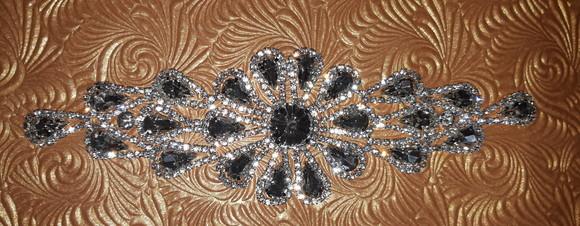 Aplique Flor de Strass para vestido de noiva ou festa