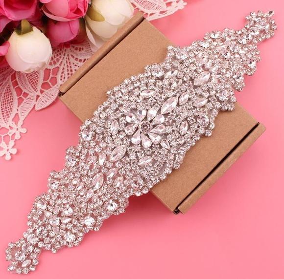 Cinto Brilhante de Pedraria para Vestido de Noiva ou Festa